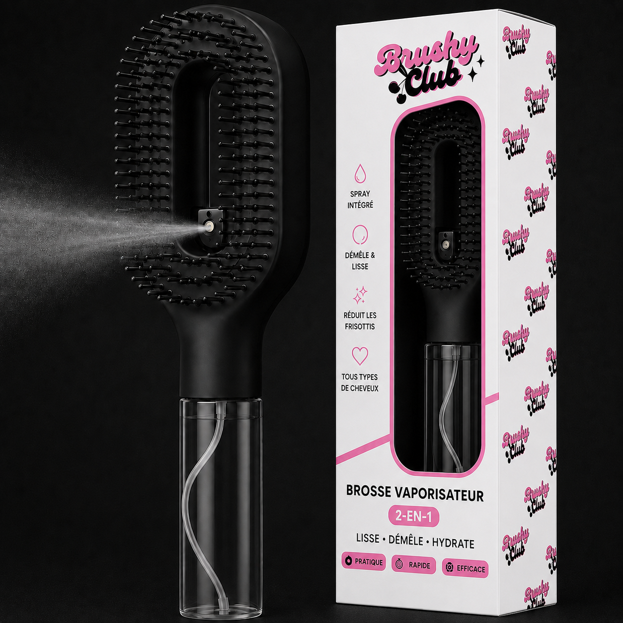 Brushy Comb 2-en-1