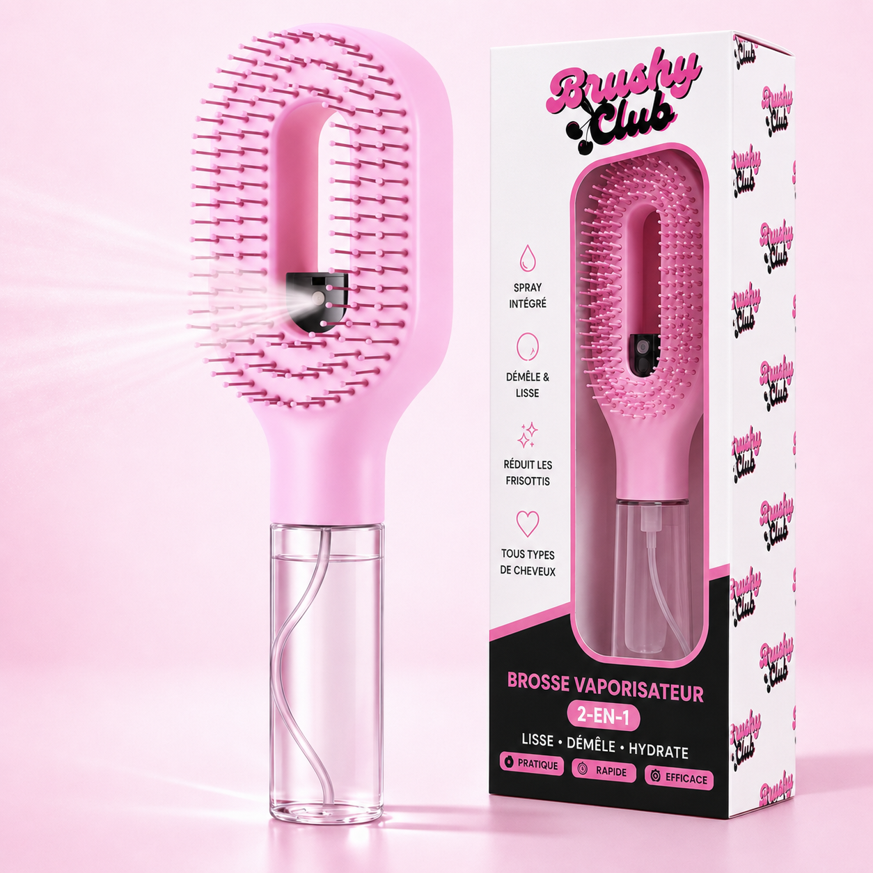 Brushy Comb 2-en-1